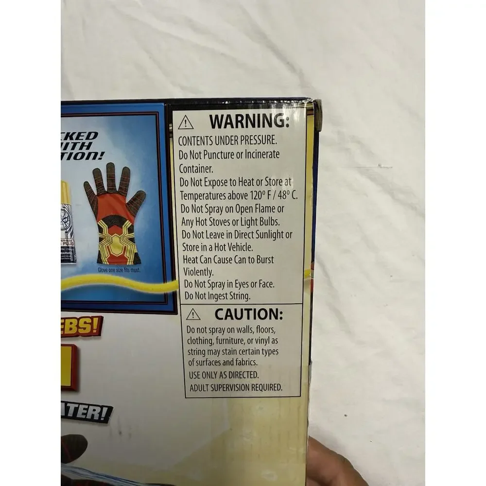Hasbro Marvel Spider-Man Super Web Slinger Toy Includes Web Shot Webs Or Water